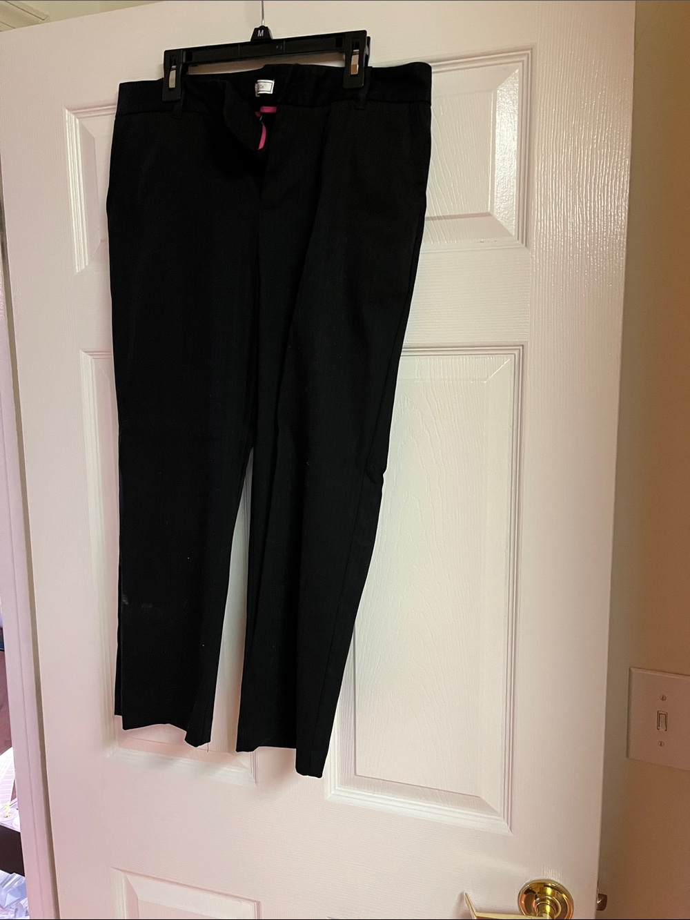 G.H. Bass & Co. Black Pants with Pink Trim